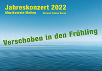 Jahreskonzerte 2022 verschoben